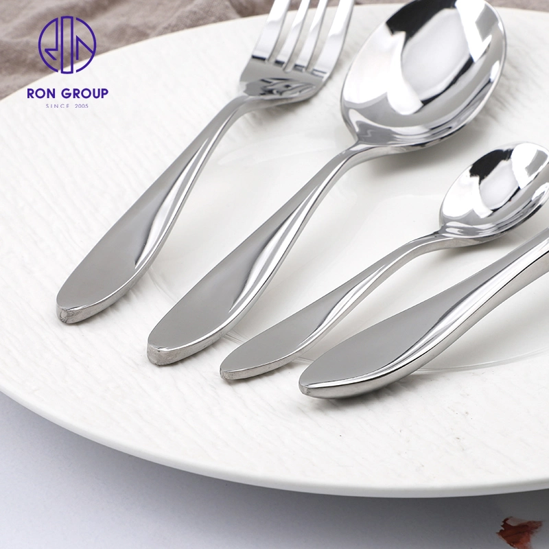 Stainless Steel Cutlery Spoon Knife Fork Dinnerware Tableware for Hotel Wedding Restaurant Coffee Shop