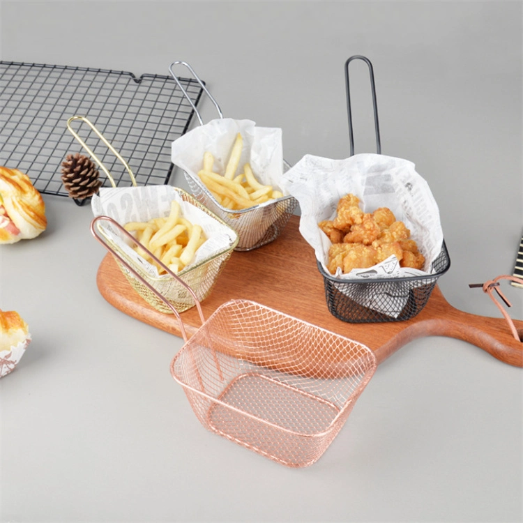 Food Grade Steel French Fry Chip Basket Kitchen Tool