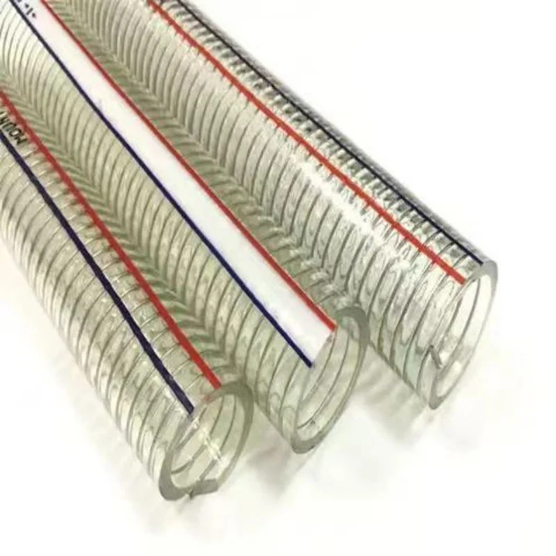 China Manufacturer Flexible Plastic PVC Heavy-Duty Spiral Corrugated Suction Hose 3 4 5 6 8 10 Inch Water Pump Suction Hose Pipe