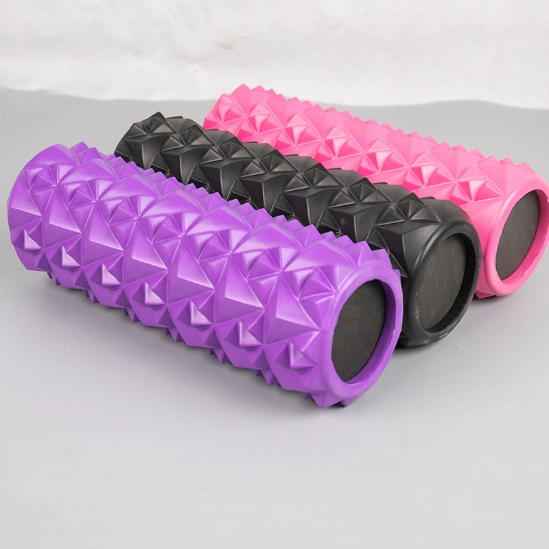 Hot Sell 2021 Amazon Massage Foam Roller Custom Logo Exercise Yoga Roller Eco-Friendly EVA Gym Roller Supplier