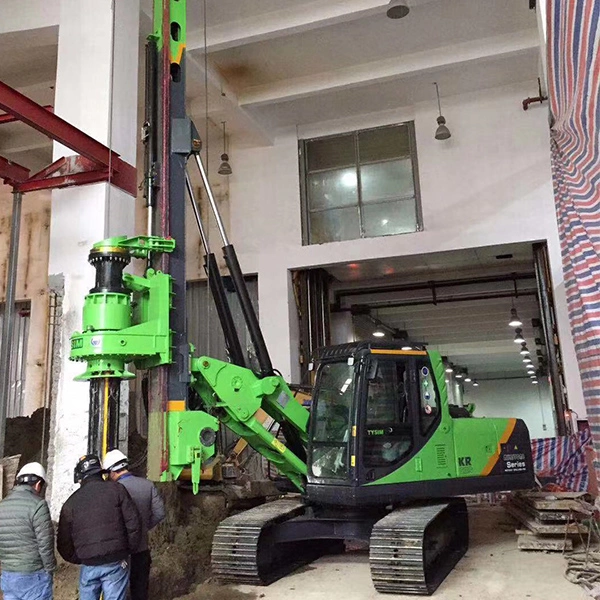 Tysim Kr60A, Small Hydraulic Piling Machine with Engineer Construction Piling