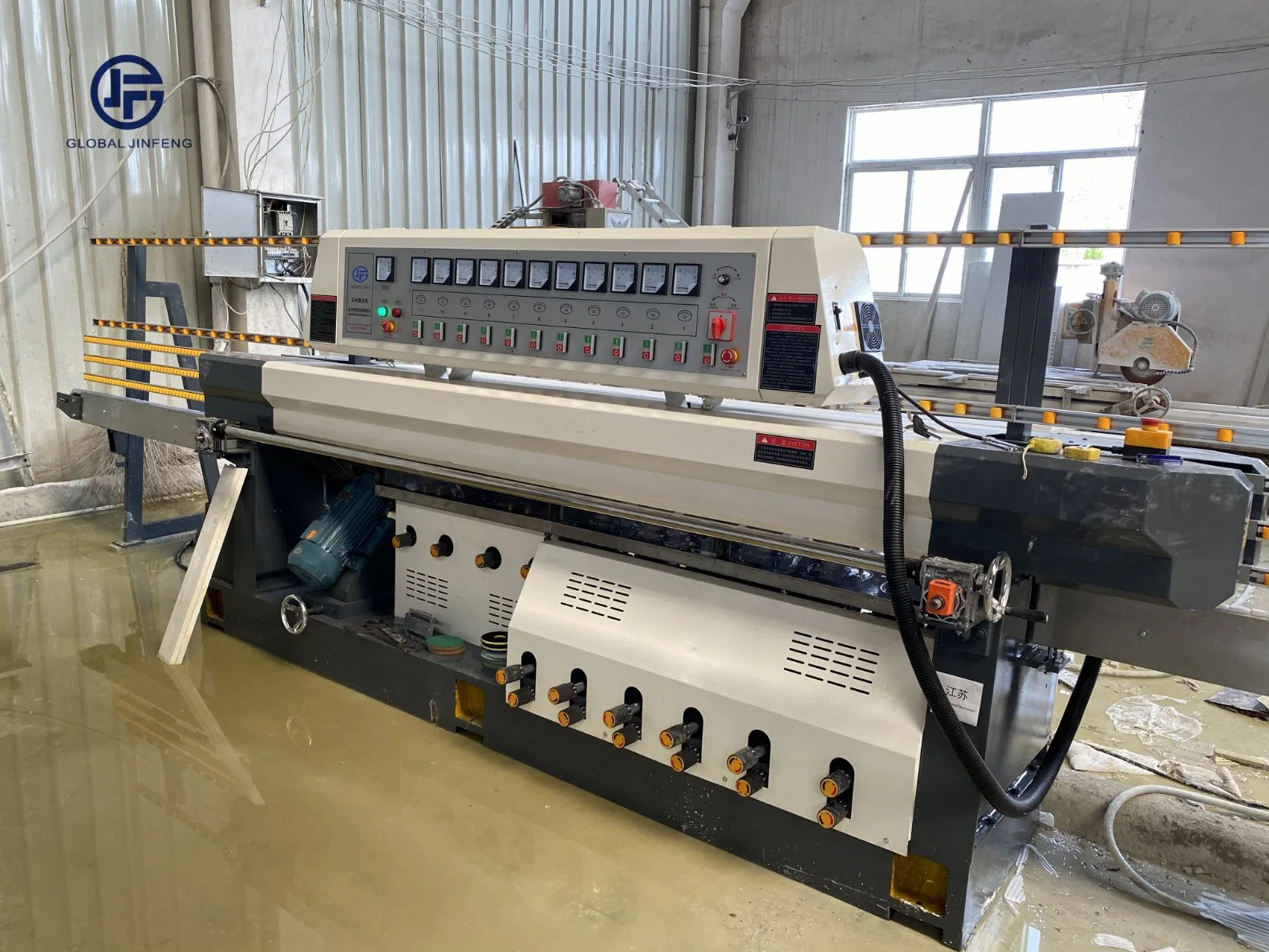 Flat Stone Slab Edging Line Edge Grinding Milling Polishing Machine