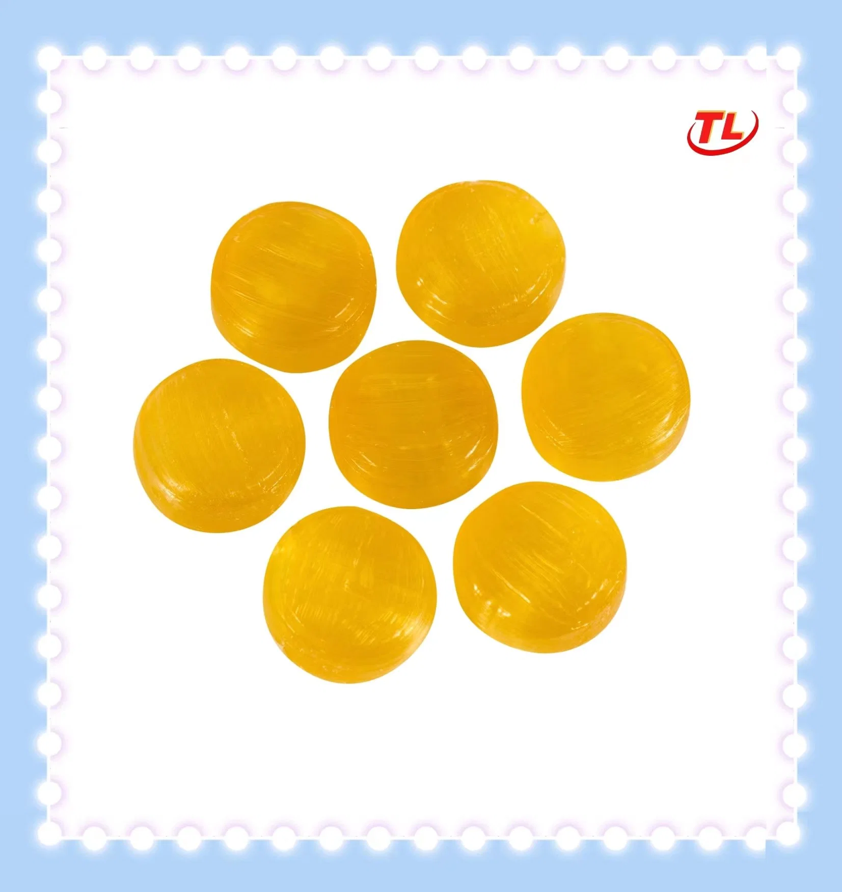 Round Sweets Candy with Pineapple Orange Anise Raspberry Flavour with Factory Price