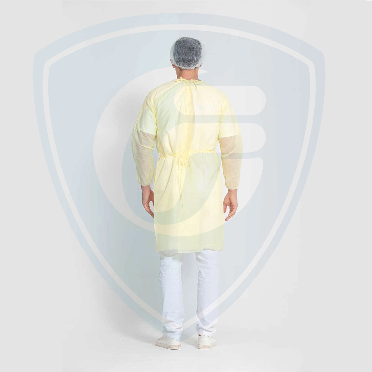 Disposable Surgical/Surgeon/Medical Gown, Protective/Isolation Gown, Safety Clothing, SMS/Nonwoven/PP Uniform, Elastic Cuff