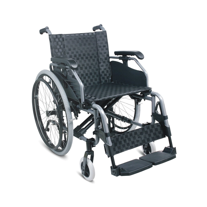 20 Years Factory Lightweight Manual Wheelchair Quick Release Pneumatic Rear Wheel