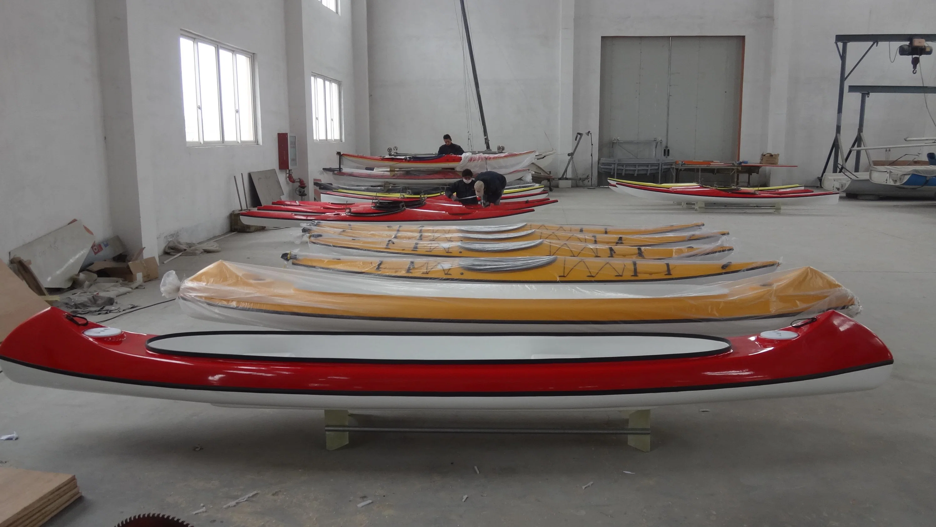 Professional Kayak Sit on Top barcos de pesca en canoa de fibra de vidrio