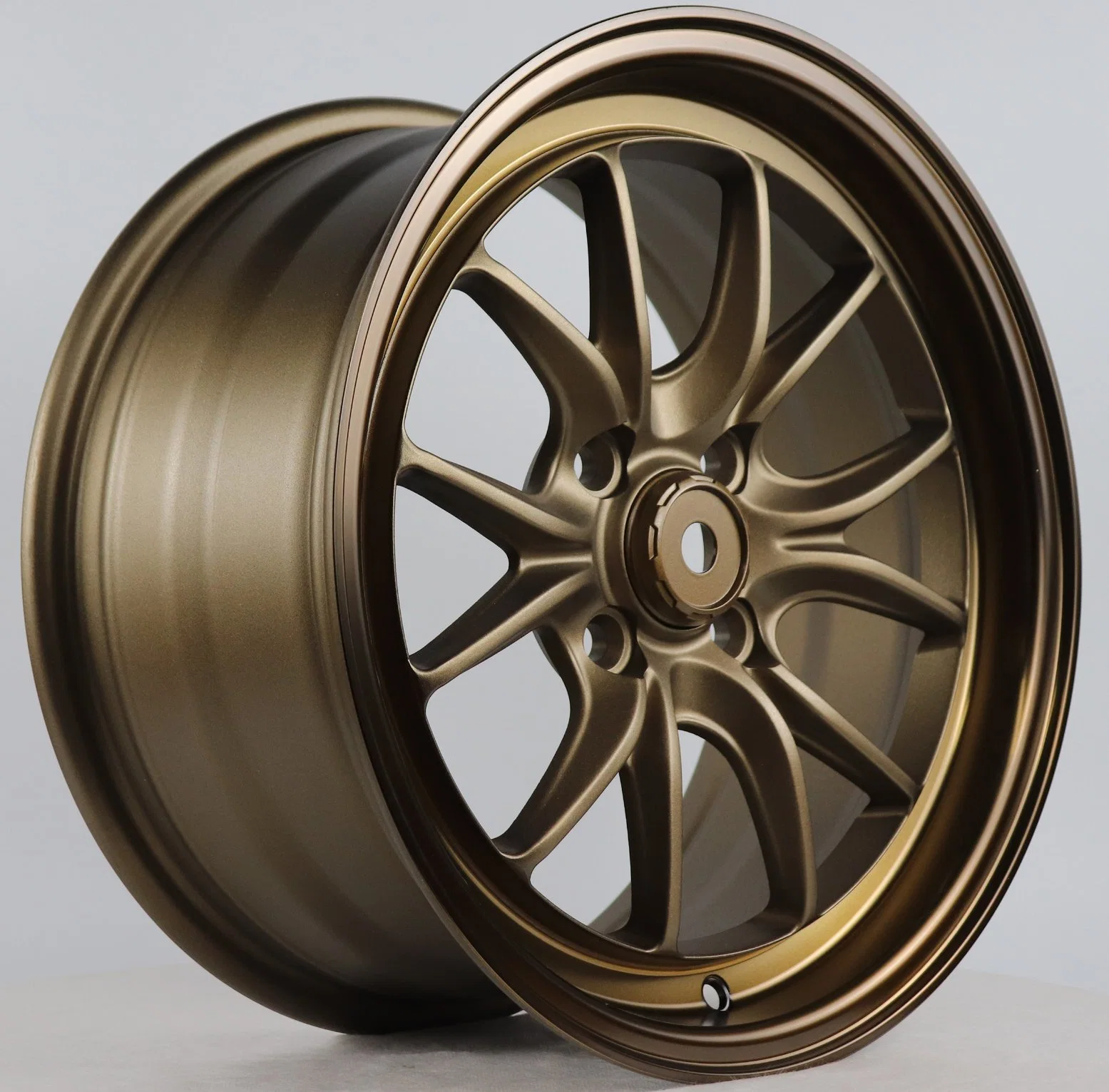 Alloy Wheel Classic Sand Bronze Aftermarket Rims 15 Inch PCD 4*100