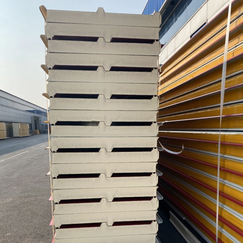 Construction Material EPS/PU/PUR Sandwich Panels for Wall Roofing Coldroom