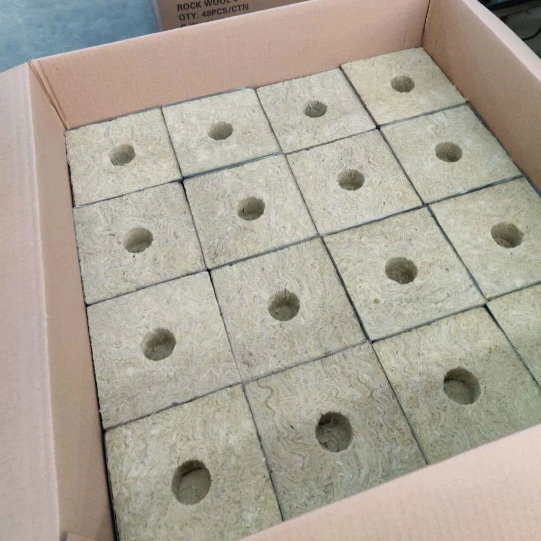 Hot Sale Hydroponic Grow Cube Low Price Rock Wool Slab