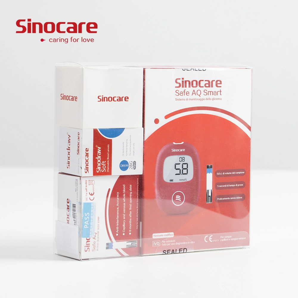 Sinocare Multi Function Blood Sugar Test Paper Price Blood Glucose Meter Test Strips