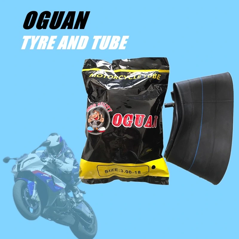 OEM Brasilien Qualität mit 12MPa Natur / Butyl Gummi Motorrad Reifen und Innenrohr (3,00-18)