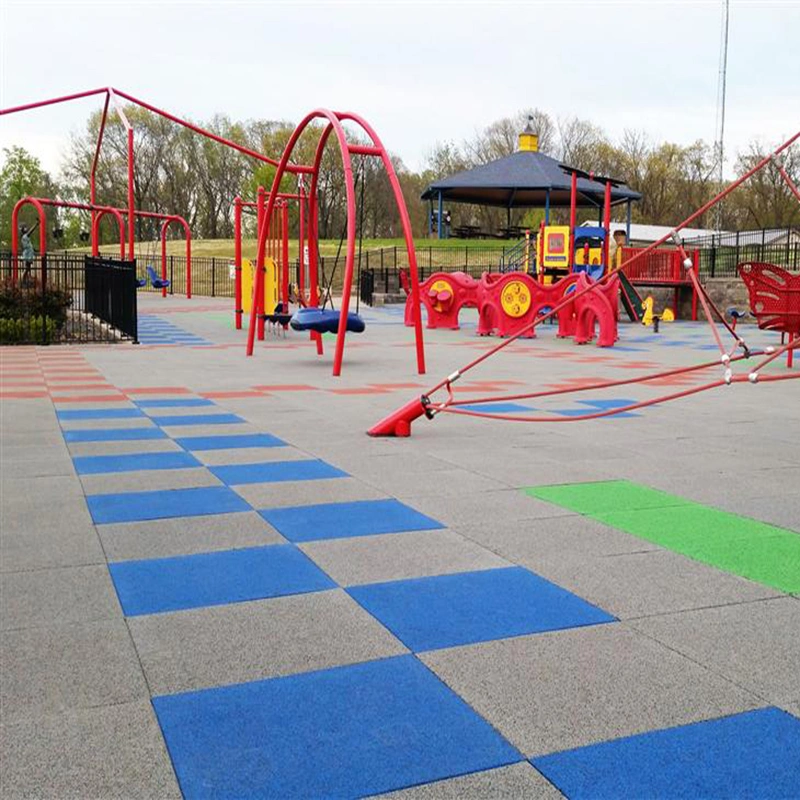 2023 China Outdoor or Indoor Playground Rubber Tile Fitness Rubber Mat Gym Rubber Flooring