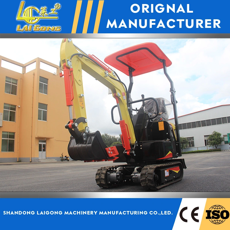 Lgcm Cheap New Hydraulic Crawler Mini Excavator Tracked Mini Digger Machine Micro Excavators 0.8 Ton 1 Ton