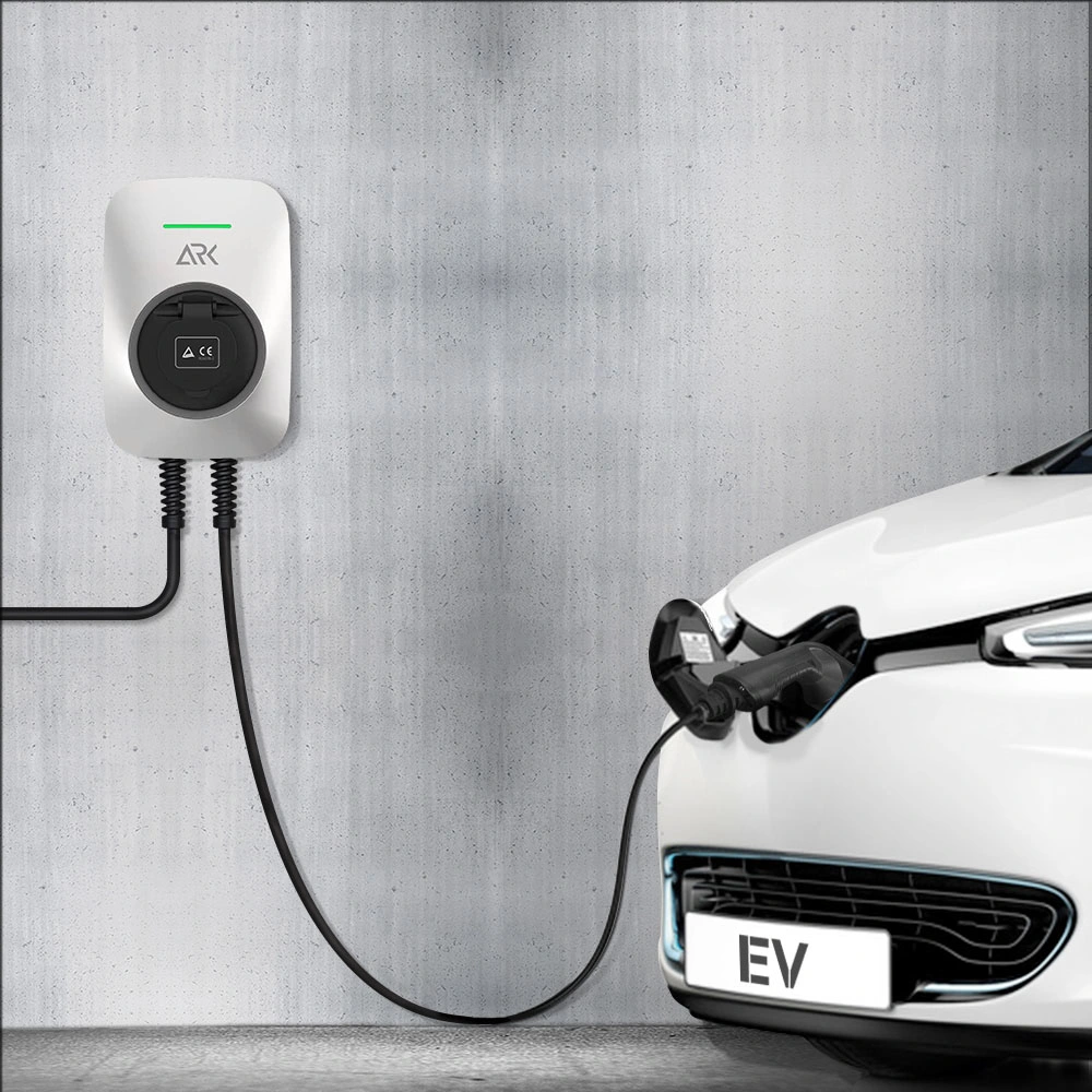 Carregador de bateria para EV com equilíbrio de carga dinâmico	montado na parede, carros Fast EV montados na parede Estações de carregamento de 7 kw