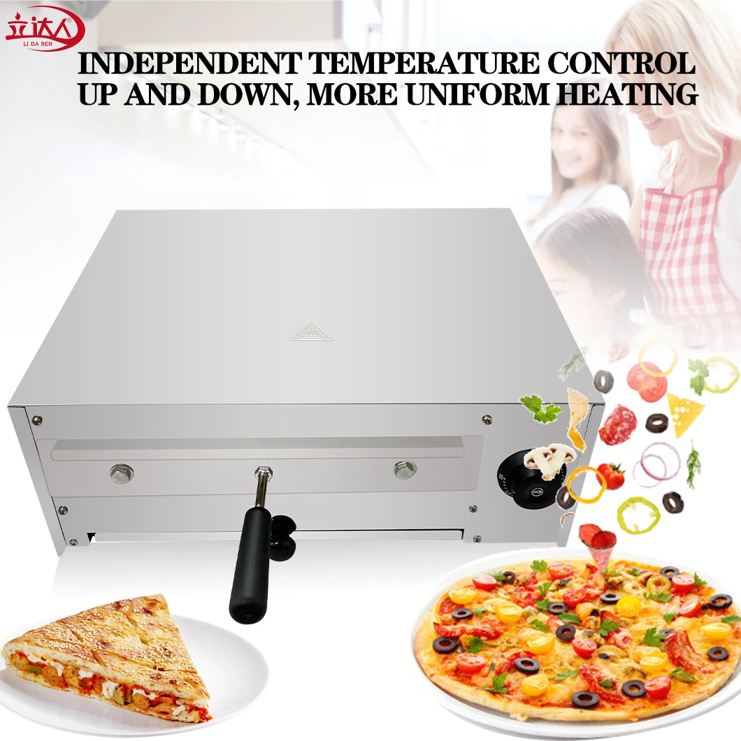 Lida Cocina profesional Panadería equipos Acero inoxidable Comercial Pizza eléctrica Horno máquina de hornear y Horno de aperitivos congelados para el hotel Y uso doméstico