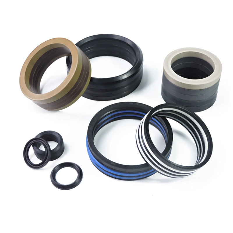 Various Size Standard NBR with Fabric Rubber V Packing Combined Seal Ring