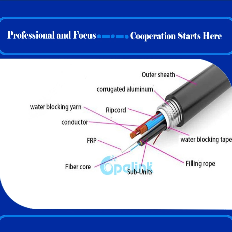 OEM High quality/High cost performance  Optical Power Composite Cable, Optoelectronic Hybrid Cable, Hybrid Photoelectric Composite Cable