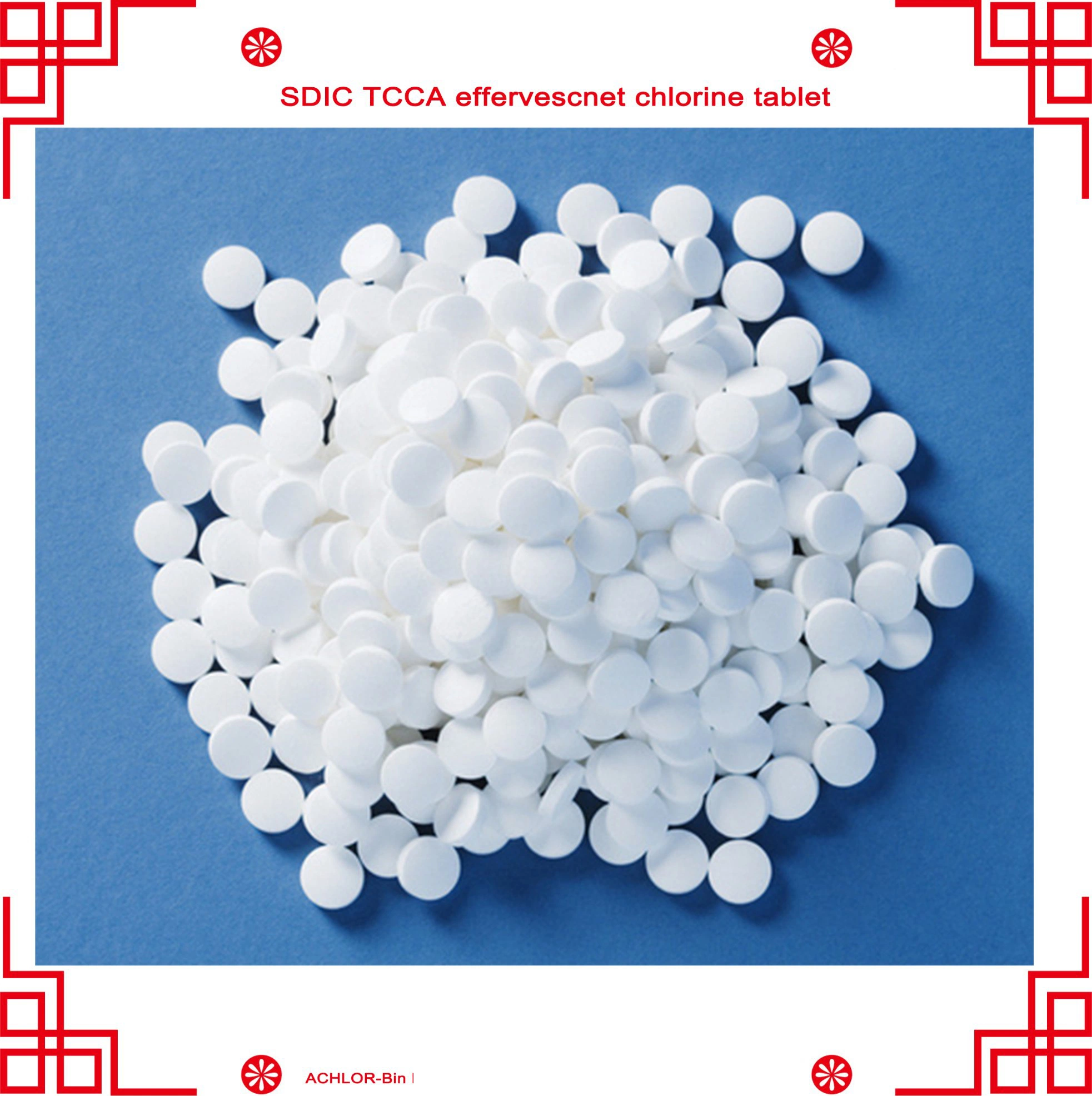 TCCA SDIC Chlorpulver, granular. Tablette Schwimmbad Chemikalien