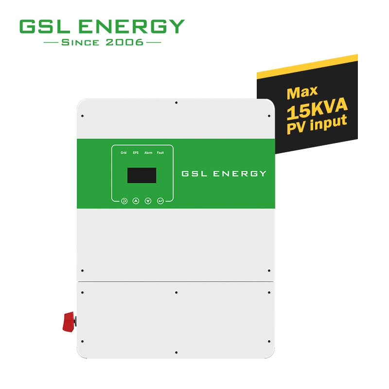 Gsl Energy Solar Energy System High Frequency Max 15kVA PV Input Hybrid 12kVA Three Phase off Grid Solar Inverter