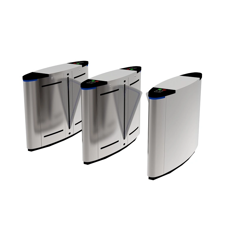 Automatic RFID Fingerprint Facial Recognition Flap Barrier Turnstile Gate Access Control