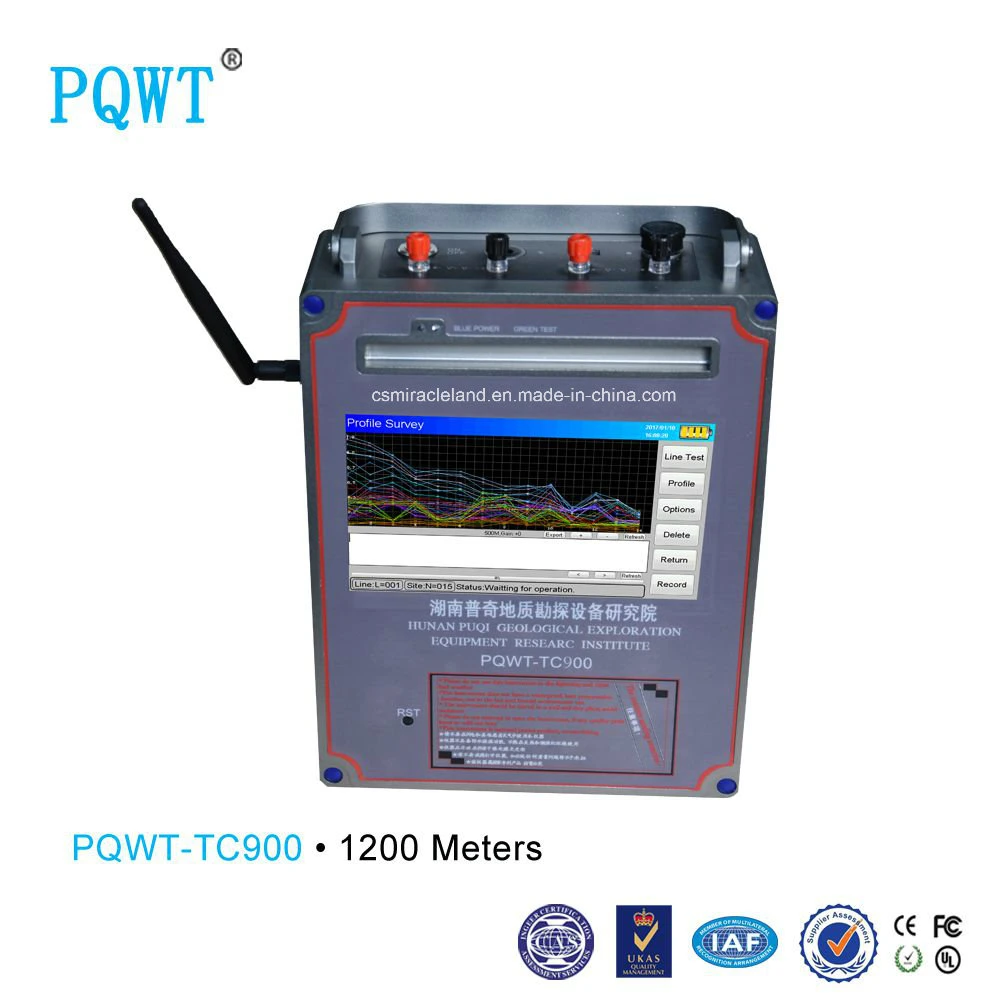 1200m Portable Deep Underground Water Detector Machine (PQWT-TC900)