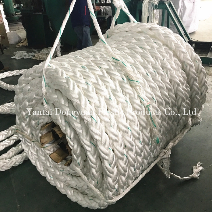 8 Strands Polypropylene Rope for Mooring Marine Danline Multifilament Hawser Rope 40mm 64mm 80mm