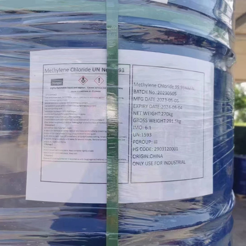 Le dichlorométhane du chlorure de méthylène 99,95 % CAS 75-09-2 avec le meilleur prix