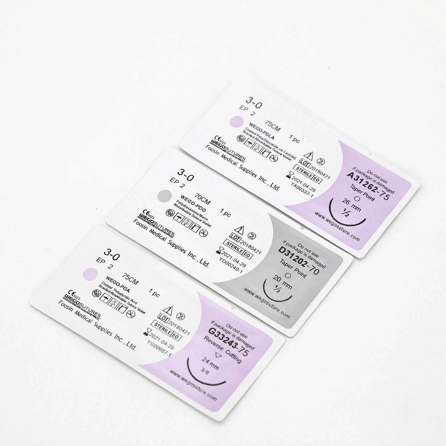 Disposable Sterile Medical Surgical Silk Suture