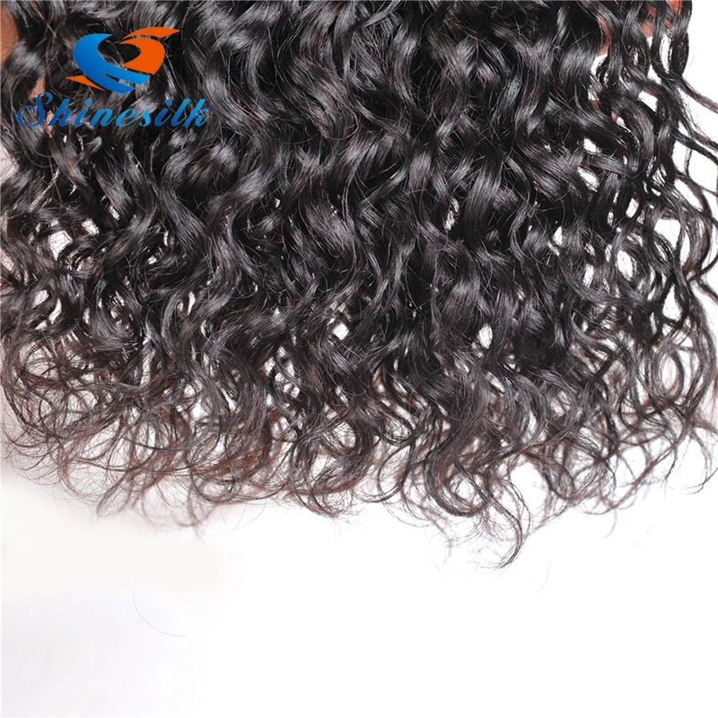 Brazilian Human Hair Natural Curly Hair Weaves Brazilian Water Wave