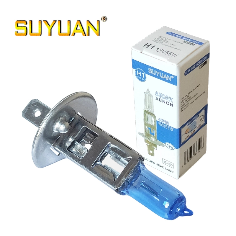 Wholesale/Supplier Car Headlights Ultra White Light H1 H4 H7 H11 9005 9006 9012 H15 12V/24V 55W 100W Long Life Auto Halogen Bulbs