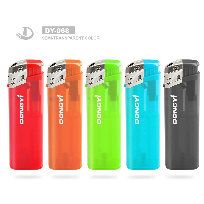 High quality/High cost performance Custom Electric Windproof Plastic Lighter for Cigarette with EUR Standard