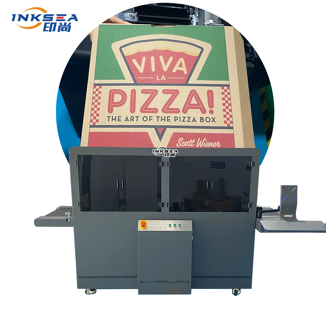 High Speed OnePass Drucker Karton Druckmaschine Ricoh G5 Kopf 4-5 4-Farb-UV-Drucker für Papierbeutel Pizza Box Cup Hülse Wellpappe