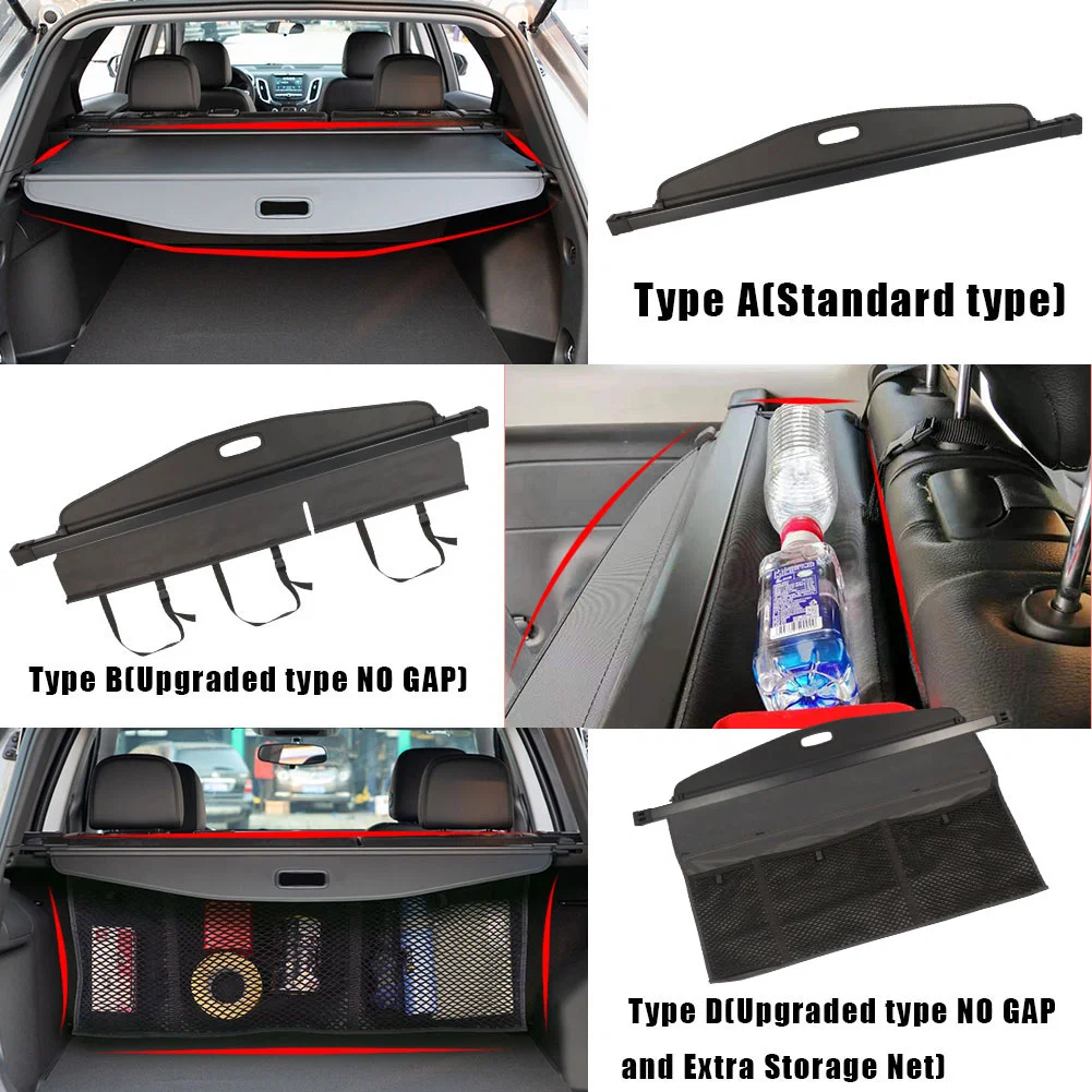 Car Accessories Trunk Cargo Cover Car Luggage Cover for Chevrolet Equinox 2018+