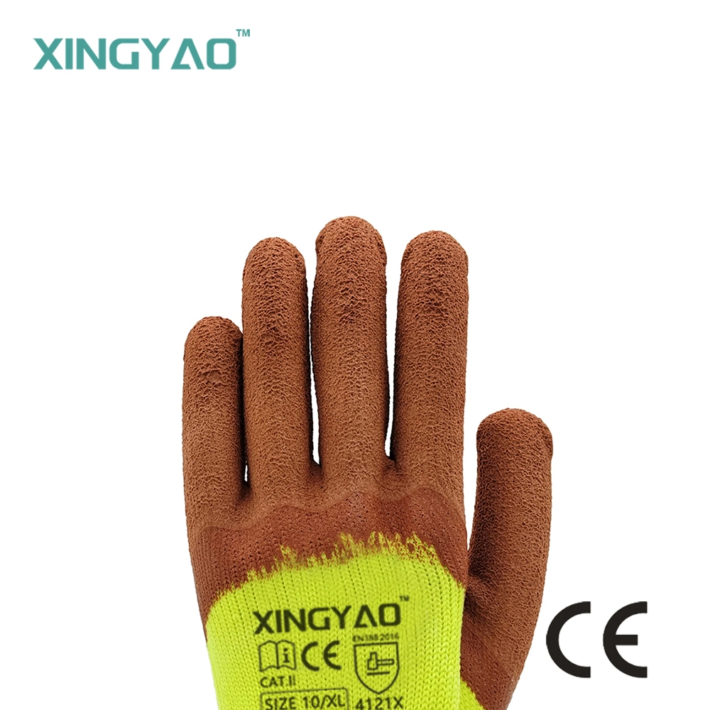 Winter Warm Acrylic Terry Wear-Resistant Work Gloves