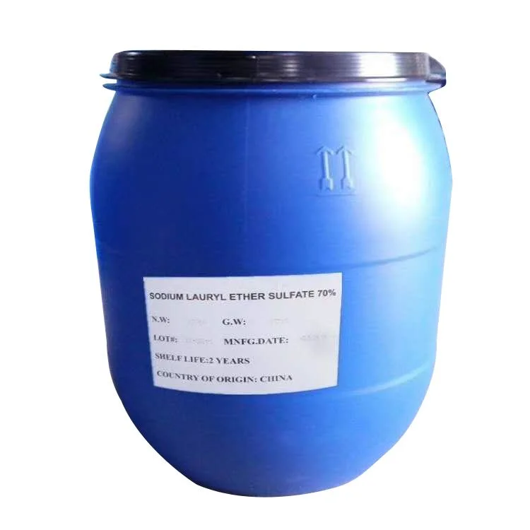 Hot Sale SLES 170kg/ SLES 70% Sodium Laureth Sulfate Price