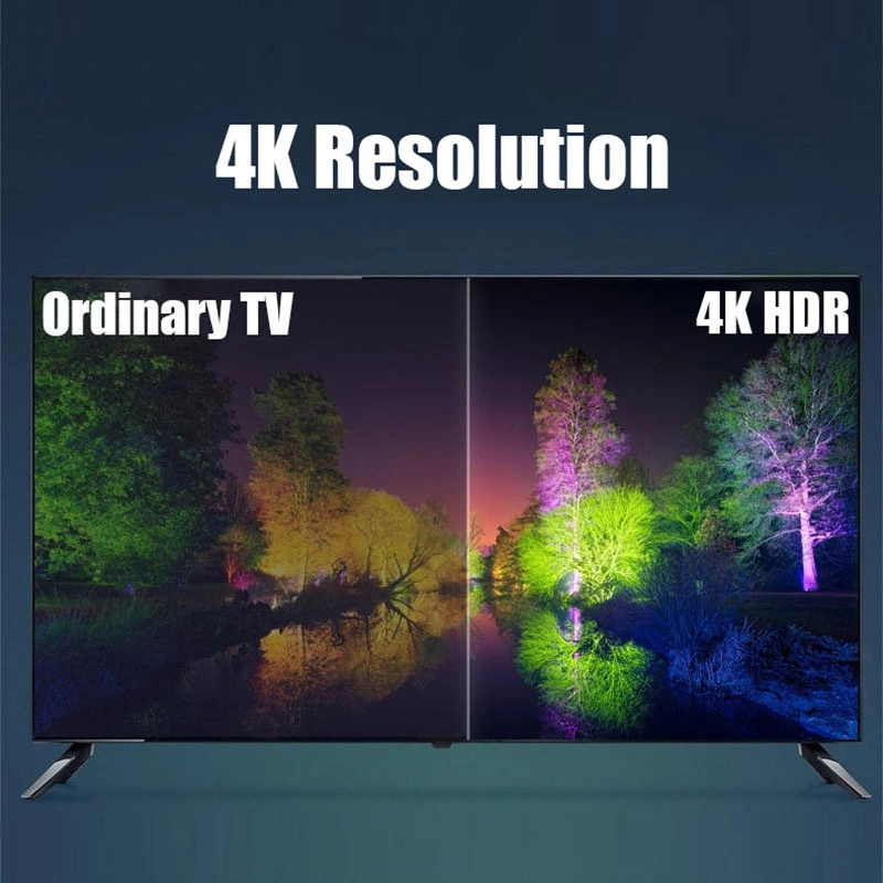 خصّص تلفزيون LED بشاشة LCD الرئيسية بدقة 4K بنظام Android Smart مقاس 32 بوصة