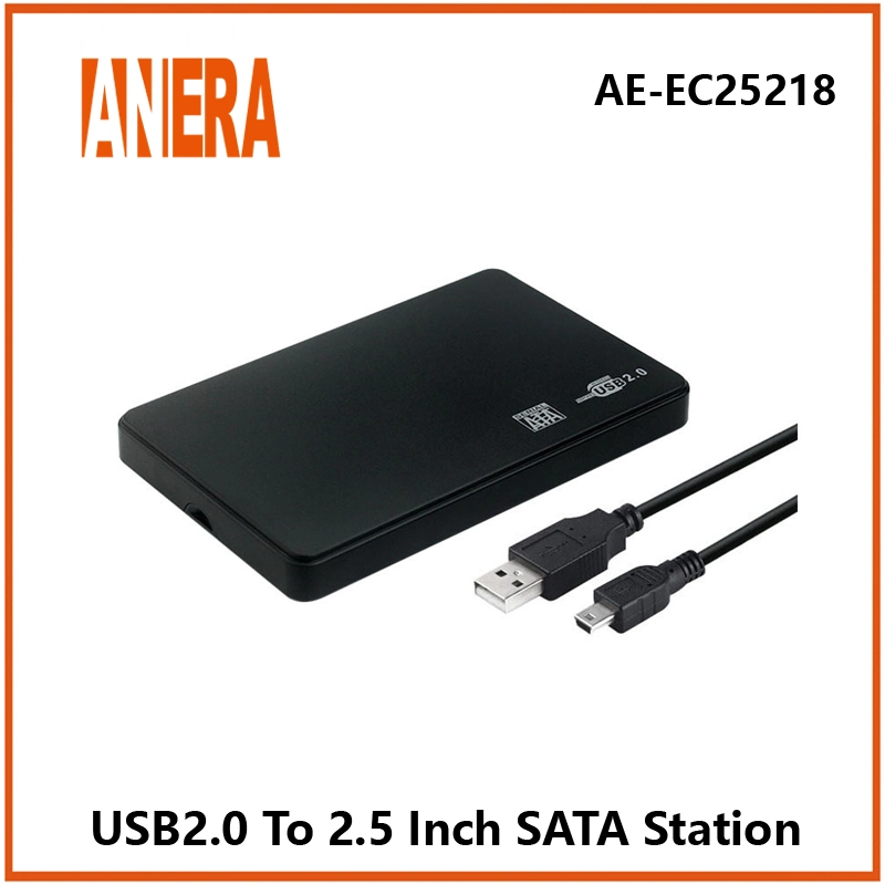 High Speed USB 2.0 to SATA HDD Enclosure Case for Computer 2.5 Inch SATA HDD SSD