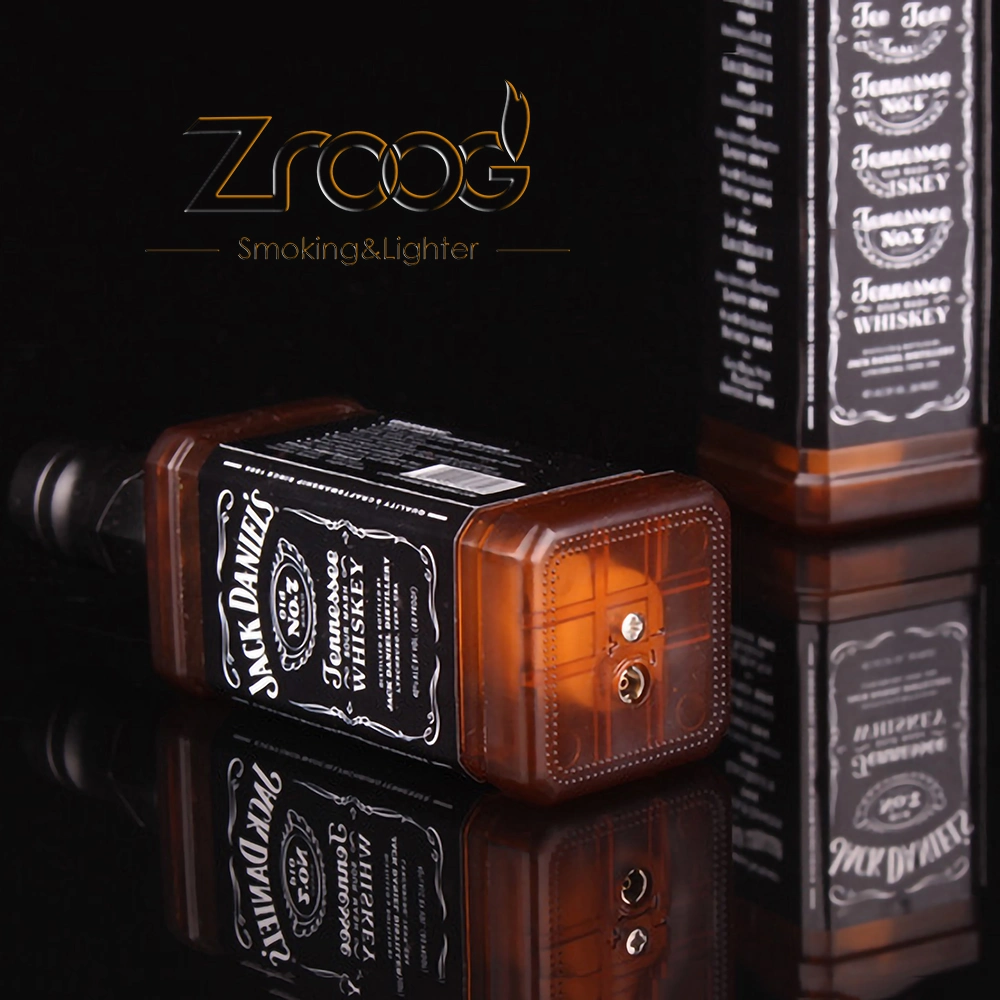 Zroog Butane Jet Gas leves Whiskey vinho garrafa Tocha leve Dispositivos mais leves para homem