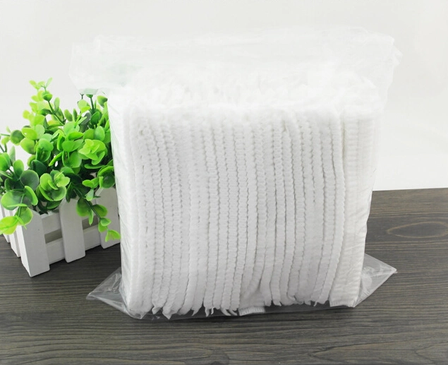 Multiple Colors of Breathable Non Woven PP Disposable Mob Cap 18" 19" 21" 24" for Hospital/Lab/Houseclean/SPA