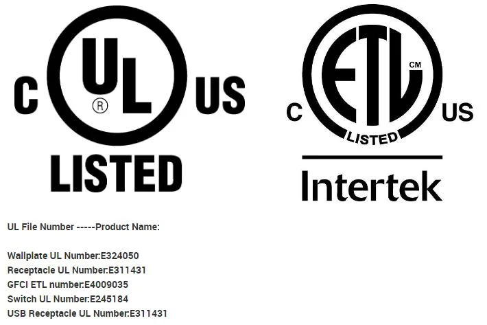 GFCI 15A 125V resistente a la intemperie GFCI con indicador LED, conector hembra dúplex TR/WR GFCI, listado ETL