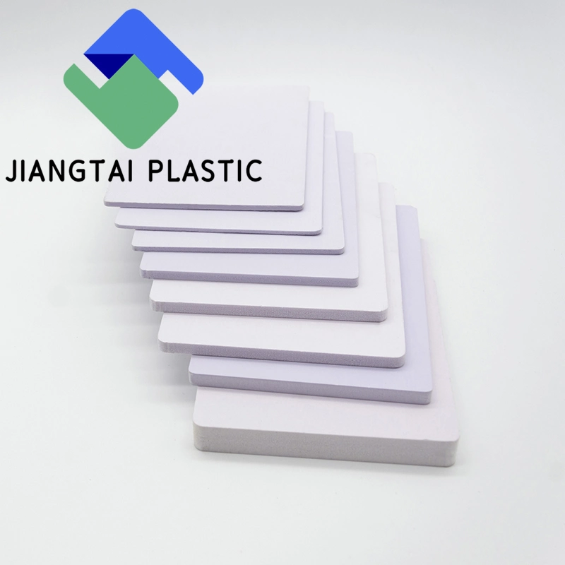 Jiangtai Plastic Foam Board Rigid PVC Celuka Board PVC Sheet for Bathroom Door