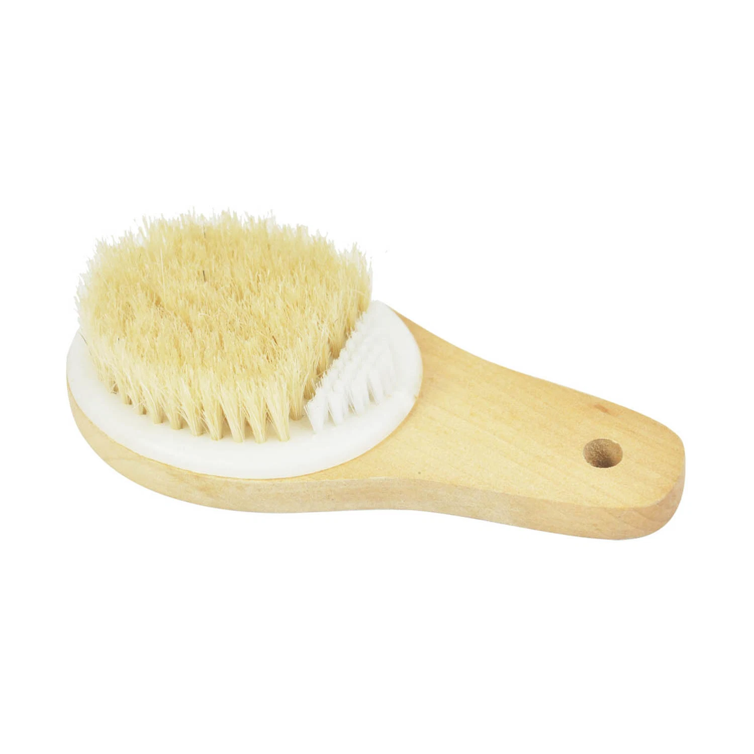 Natural Bamboo Wood Handle Body Cleaning Bath Brush Kin Scrub Exfoliating Scrubber