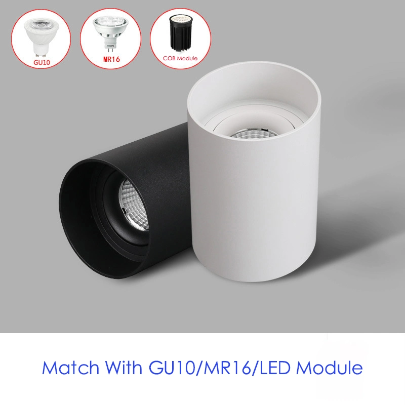 Deep Reflector GU10 Down Light Fixture Gu5.3 Surface Mounted Spot Light Frame