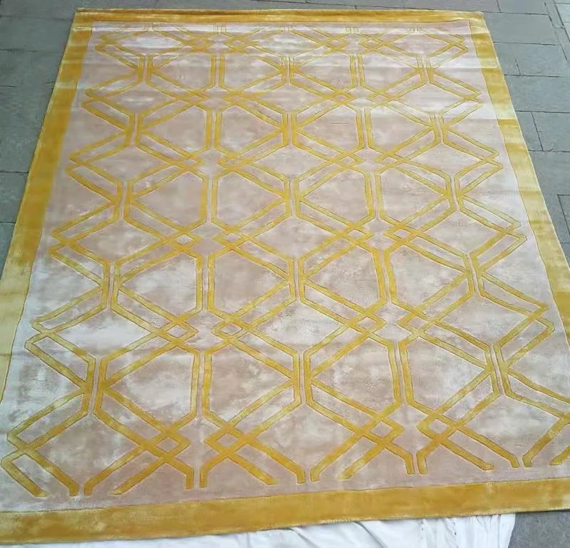 Tapis à poils longs 100% laine