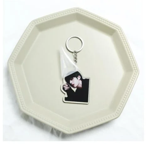 Custom Promotional Gift Design Logo Bangtan Metal Souvenir Keychain