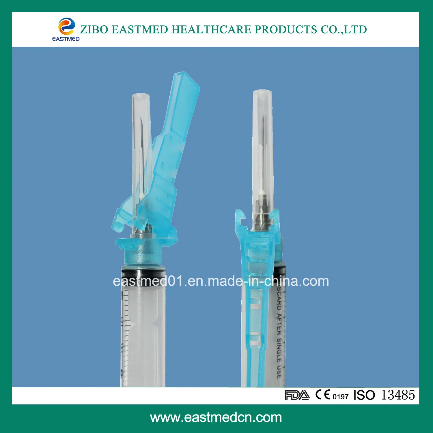 Safety Auto-Destructive Syringe with Safety Cap Ce Approved