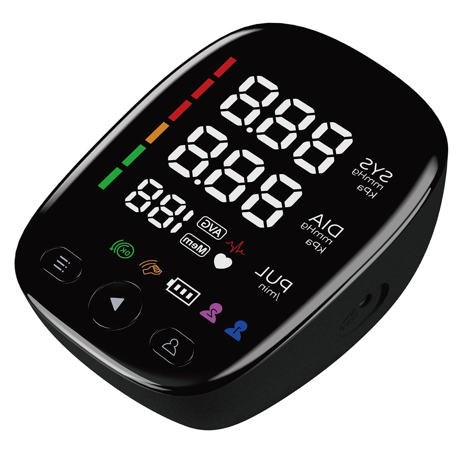 Comercio al por mayor tipo de brazo automático inteligente digital monitor de presión arterial con la FDA