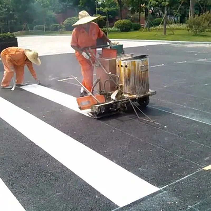 O reflexo de baixo custo em Pó amarelo revestimento termoplástico Branco marcação rodoviária de pintura de tráfego: Orçamento de solução para limpar as marcações de estrada