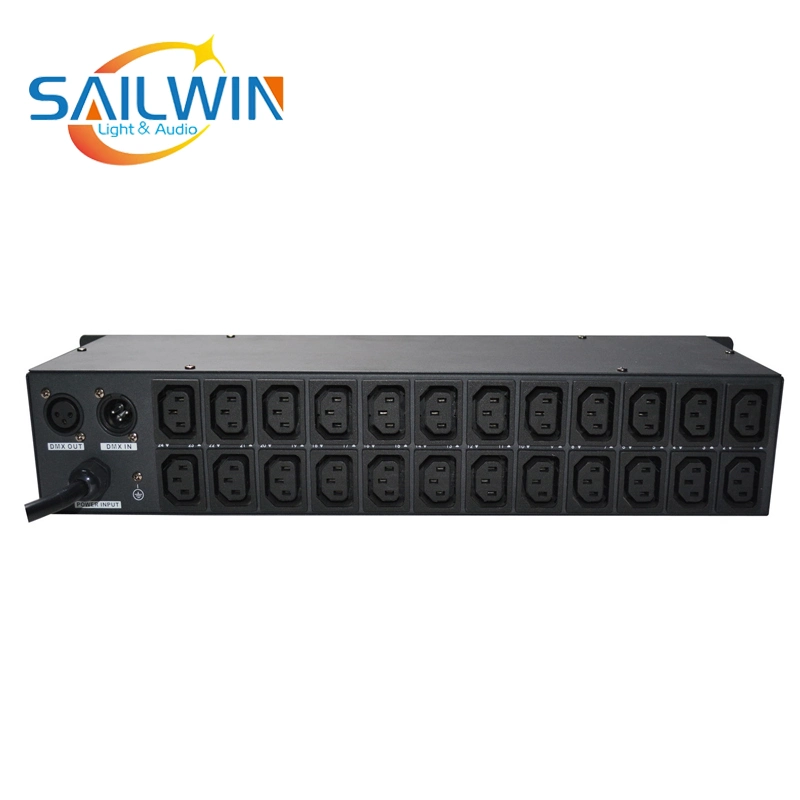 Bühne Event Show Equipment 24CH DMX 512 Power Switch Box