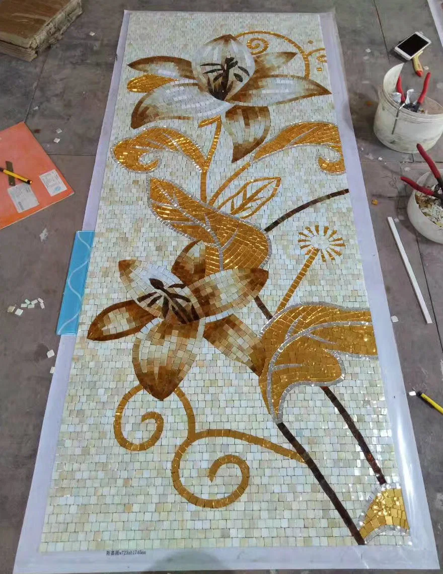 China Manufacturing Crystal Glass Mosaic for Wall Decoration